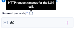 Timeout prevents slow provider responses from blocking the process indefinitely.