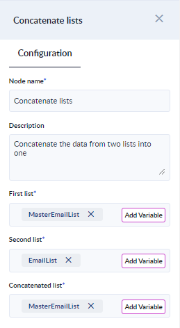 Concatenate Lists