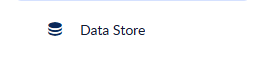 The Data Store action in the process designer toolbox